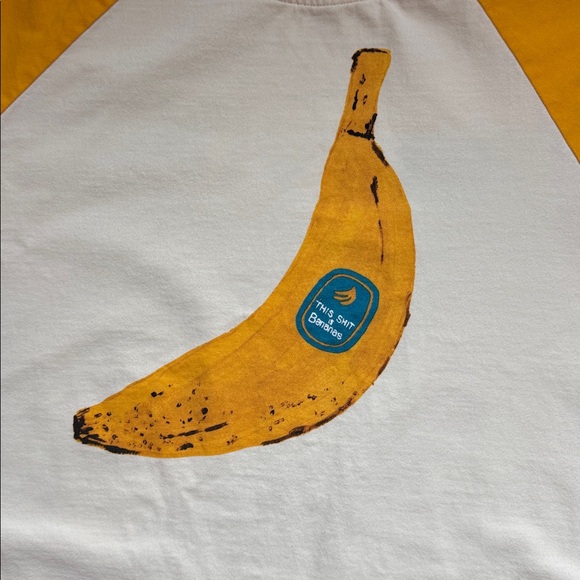 EUC Worn Twice Happy Little Mother You’re Driving Me Bananas Boxy Tee Size XS - Picture 2 of 13